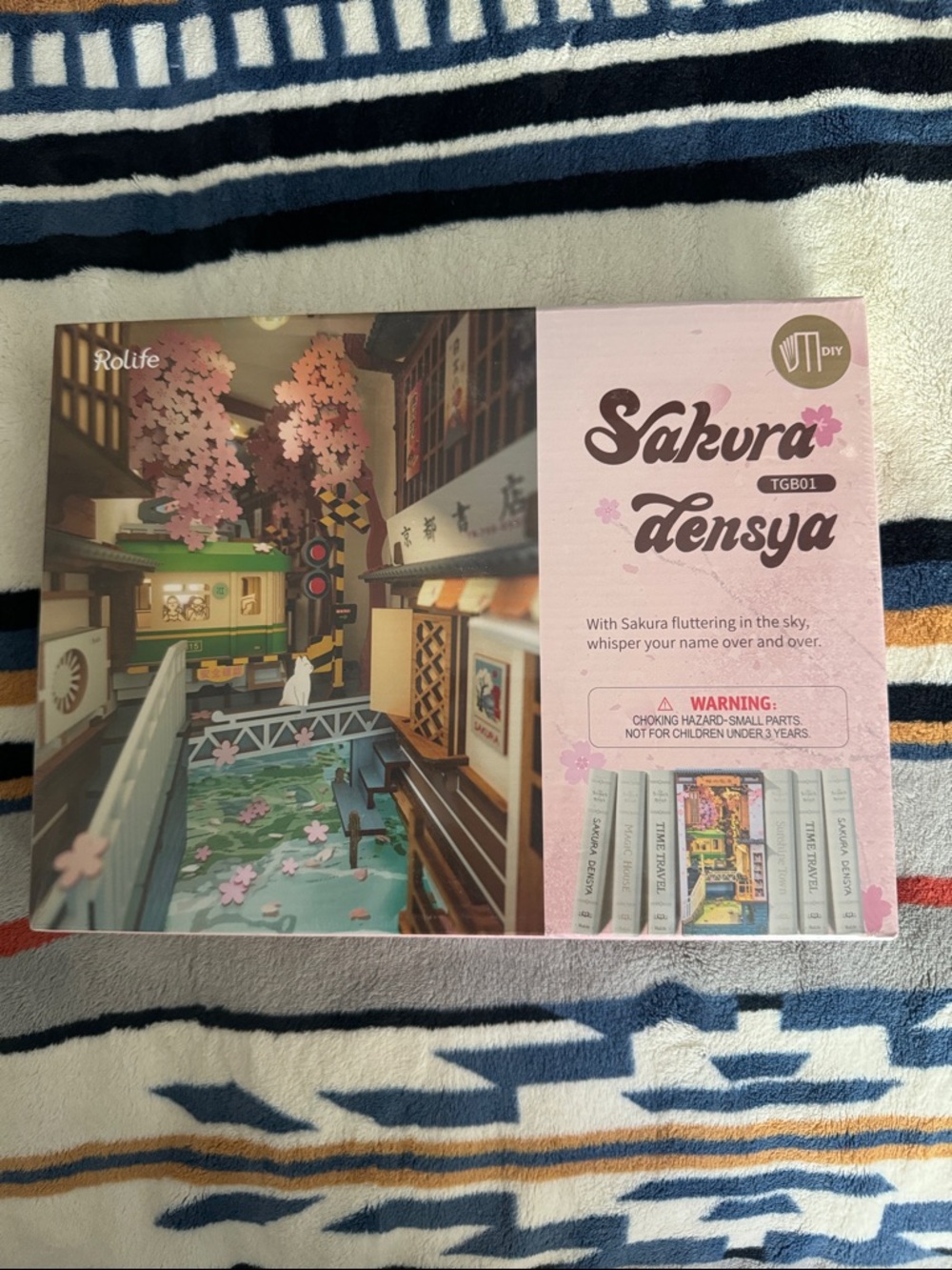 Sakura Densya DIY Miniature Kit - Pink Box